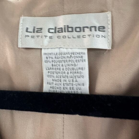 Vintage Bohemian Liz Claiborne Tapestry Paisley Vest Size Small Women’s USA - Picture 3 of 7